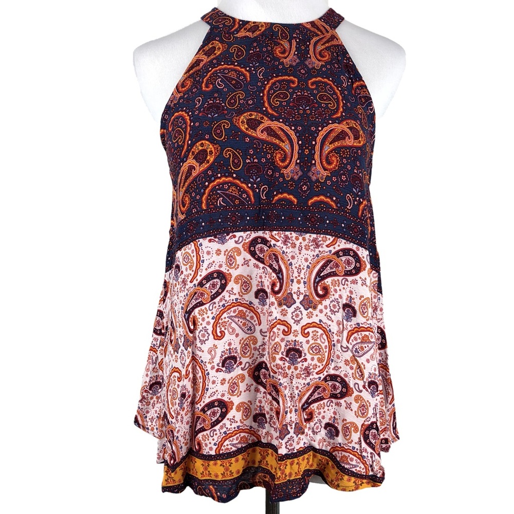 Stitch Fix Sophie Rue Medium Halter Paisley Top